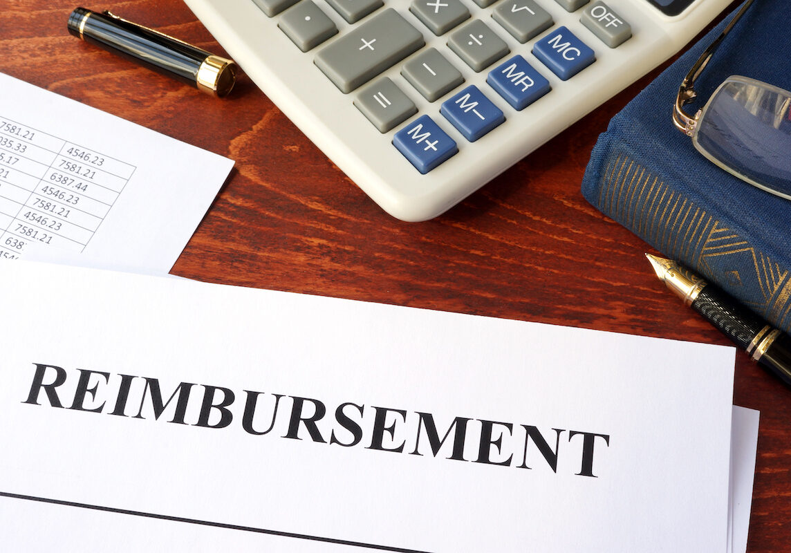 Document with title reimbursement